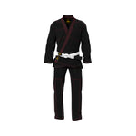 ARAKU ELITE BLACK WITH RED STITCHING BRAZILIAN JIU JITSU GI ( BJJ GI ) - Araku Sports