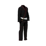 ARAKU ELITE BLACK WITH RED STITCHING BRAZILIAN JIU JITSU GI ( BJJ GI ) - Araku Sports