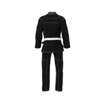 ARAKU ELITE BLACK WITH WHITE STITCHING BRAZILIAN JIU JITSU GI ( BJJ GI ) - Araku Sports