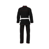 ARAKU ELITE BLACK WITH RED STITCHING BRAZILIAN JIU JITSU GI ( BJJ GI ) - Araku Sports